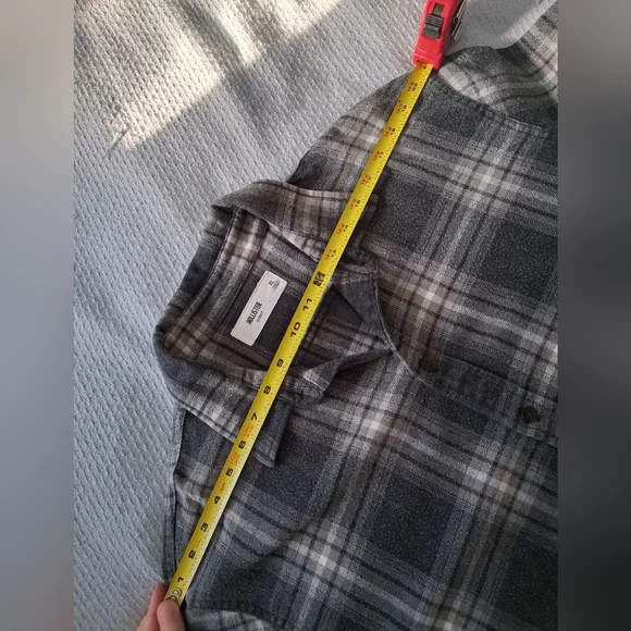 Hollister 100% Cotton Smokey Grey Flannel - Picture 11 of 12